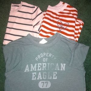 NWOT! AE cropped t-shirt bundle